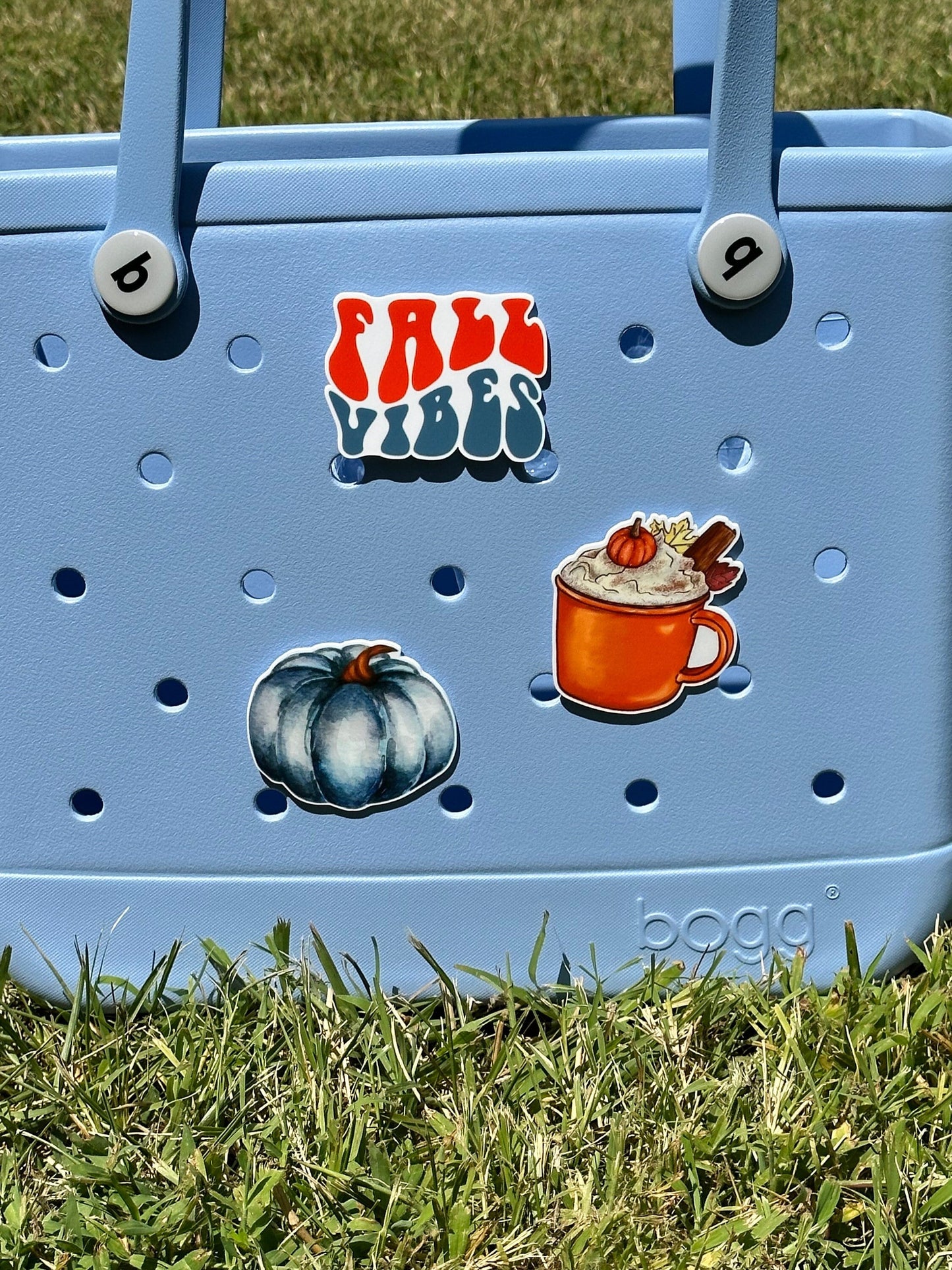 NEW fall VIBES themed bogg compatible purse charms, cute charms for bogg bags, charms that fit in baby bogg and original bogg bags