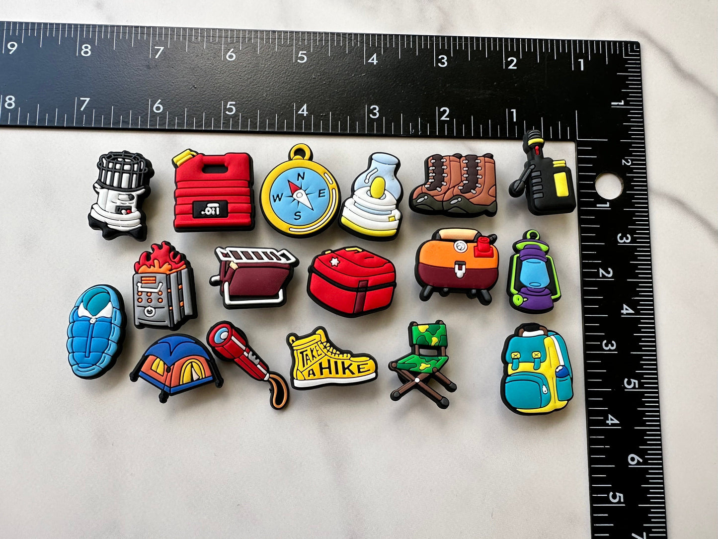 Clog compatible charm, Trending charms for shoes, shoe charm, trending shoe décor, croc compatible, shoe jewelry, camping themed shoe charms