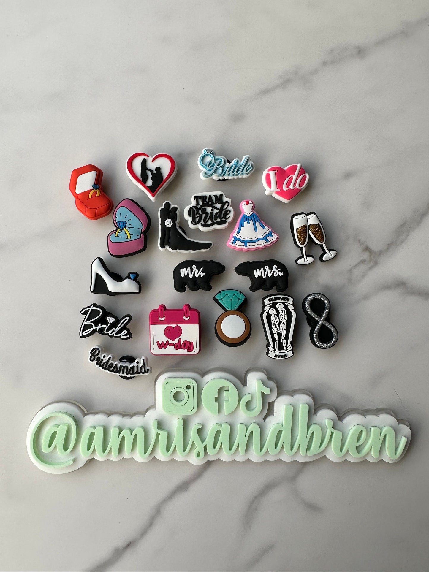 TRENDING SHOE CHARMS, wedding Charms, Custom Shoes, Accessories, valentine's day charms, Shoe Charms, Charm Accessories for clogs