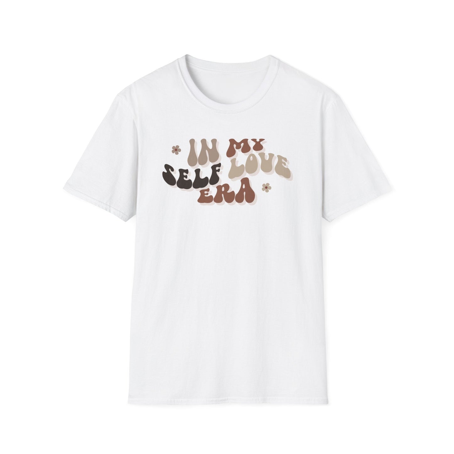 Unisex Softstyle T-Shirt, In my self love era t shirt, plus size self love shirt, tan shirts
