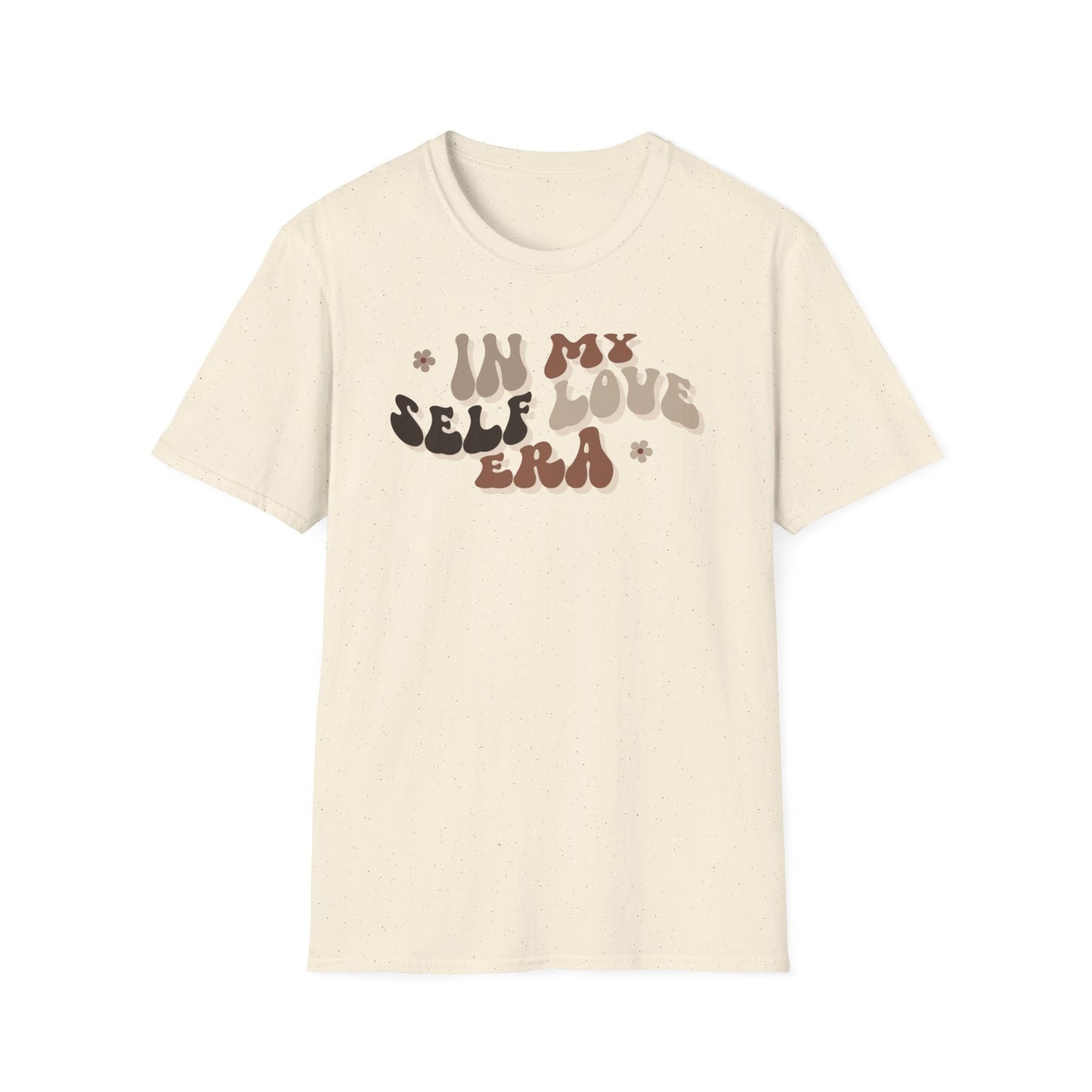 Unisex Softstyle T-Shirt, In my self love era t shirt, plus size self love shirt, tan shirts