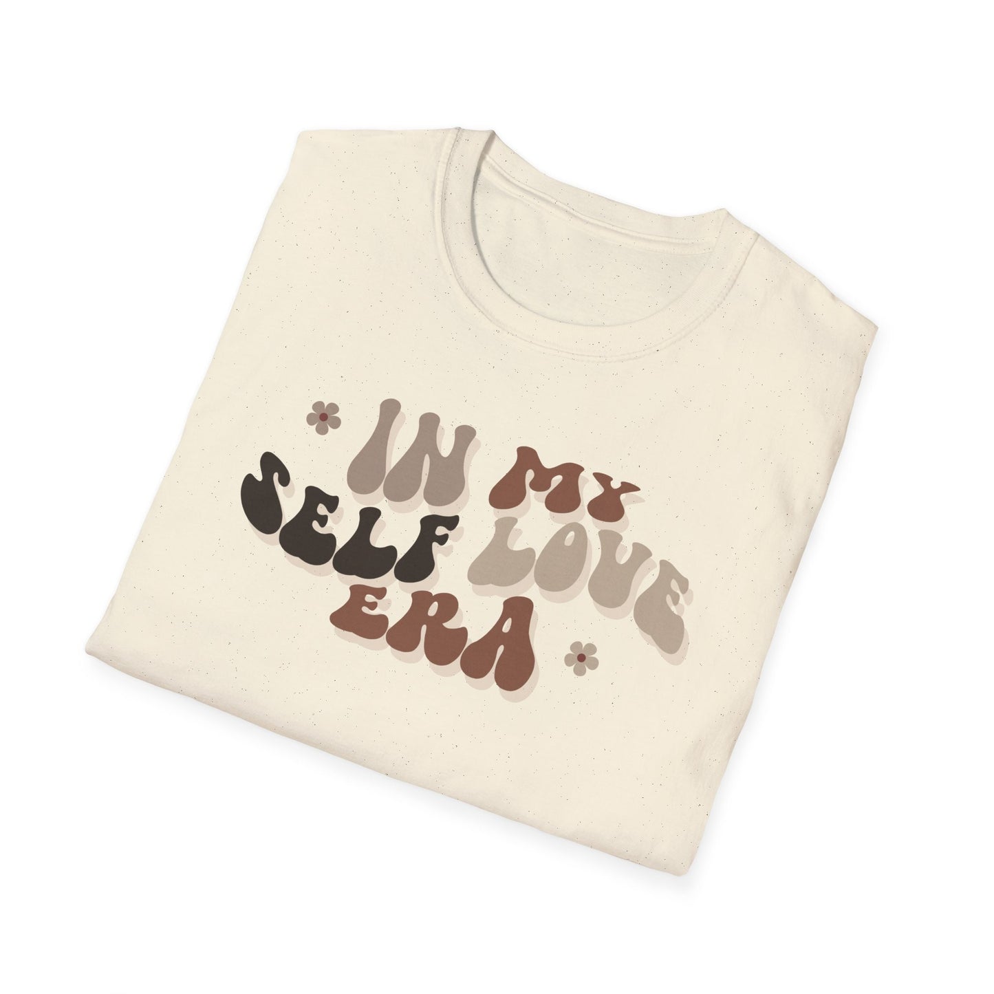 Unisex Softstyle T-Shirt, In my self love era t shirt, plus size self love shirt, tan shirts