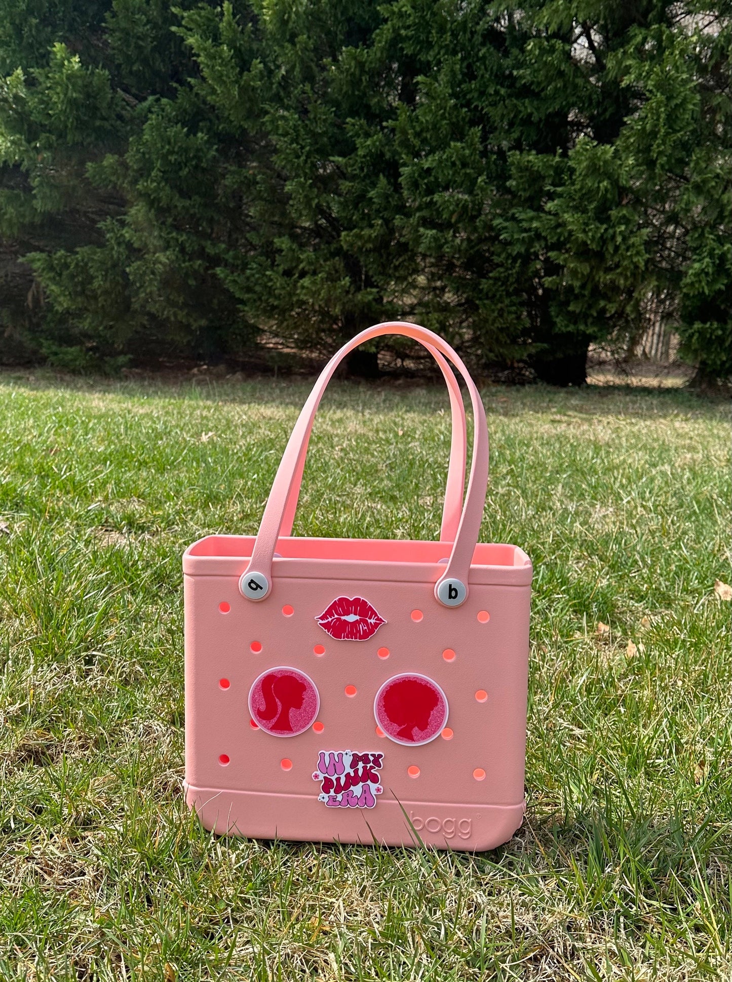 Pink themed charms for Bogg Bags, Bogg compatible adventure purse charms, purse charms for Bogg bag , hard acrylic purse charm,