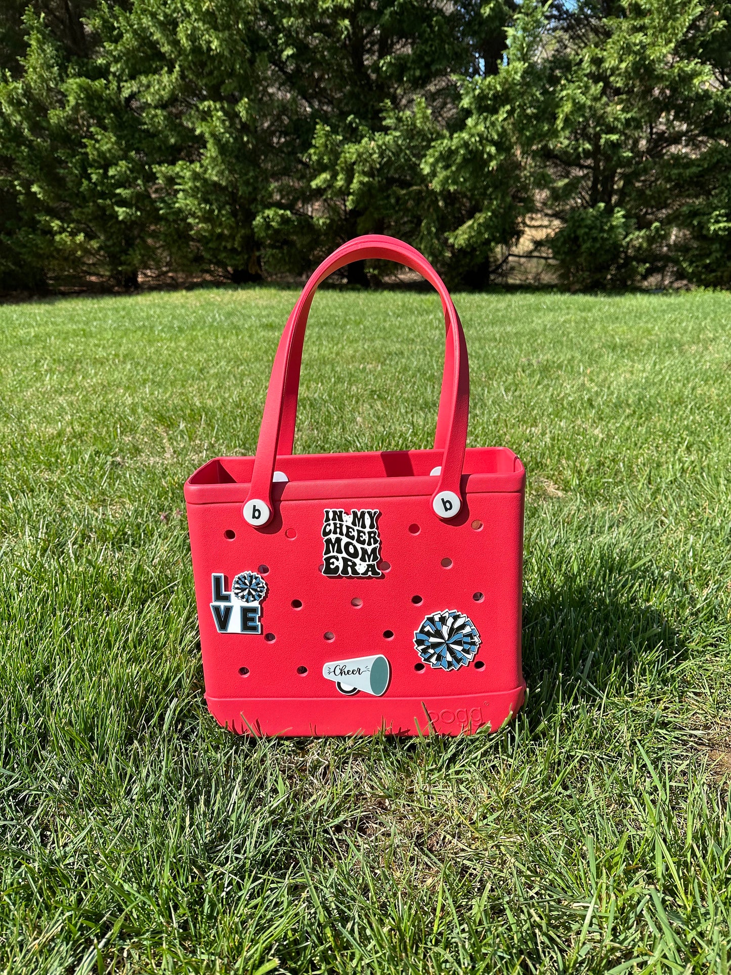 Cheer mom era acrylic charms for Bogg Bags, Bogg compatible purse charms, purse charms for Bogg bag , hard acrylic purse charm