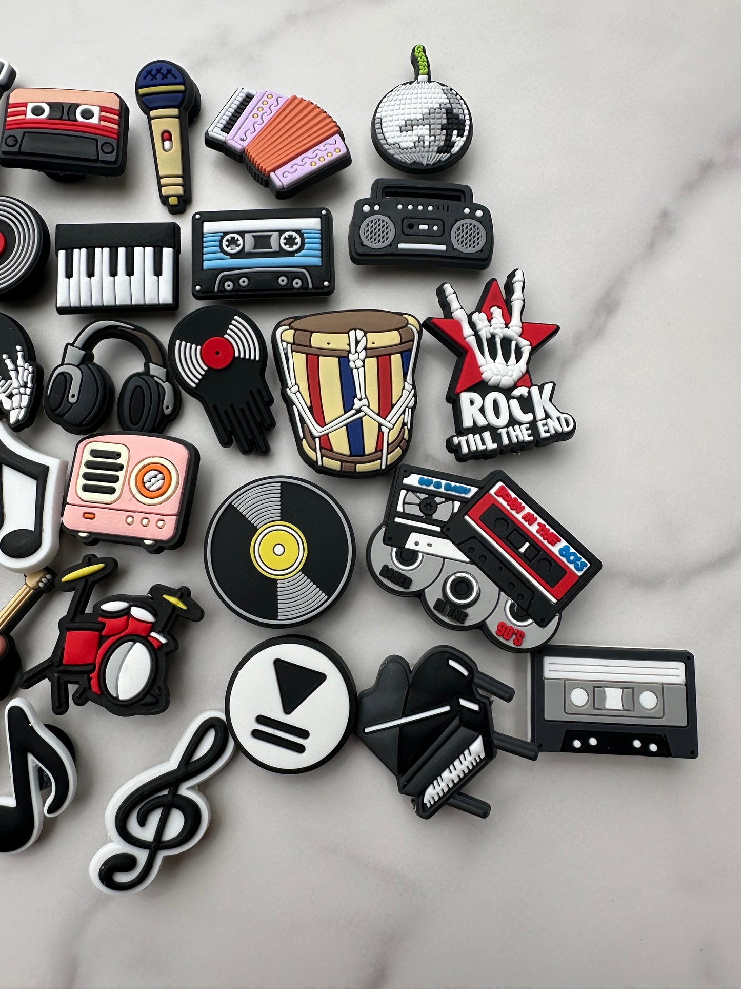 trending shoe charms, musician themed charms, mic charm, DJ charms, Croc compatible, Shoe Charms, shoe Accessories, croc compatible