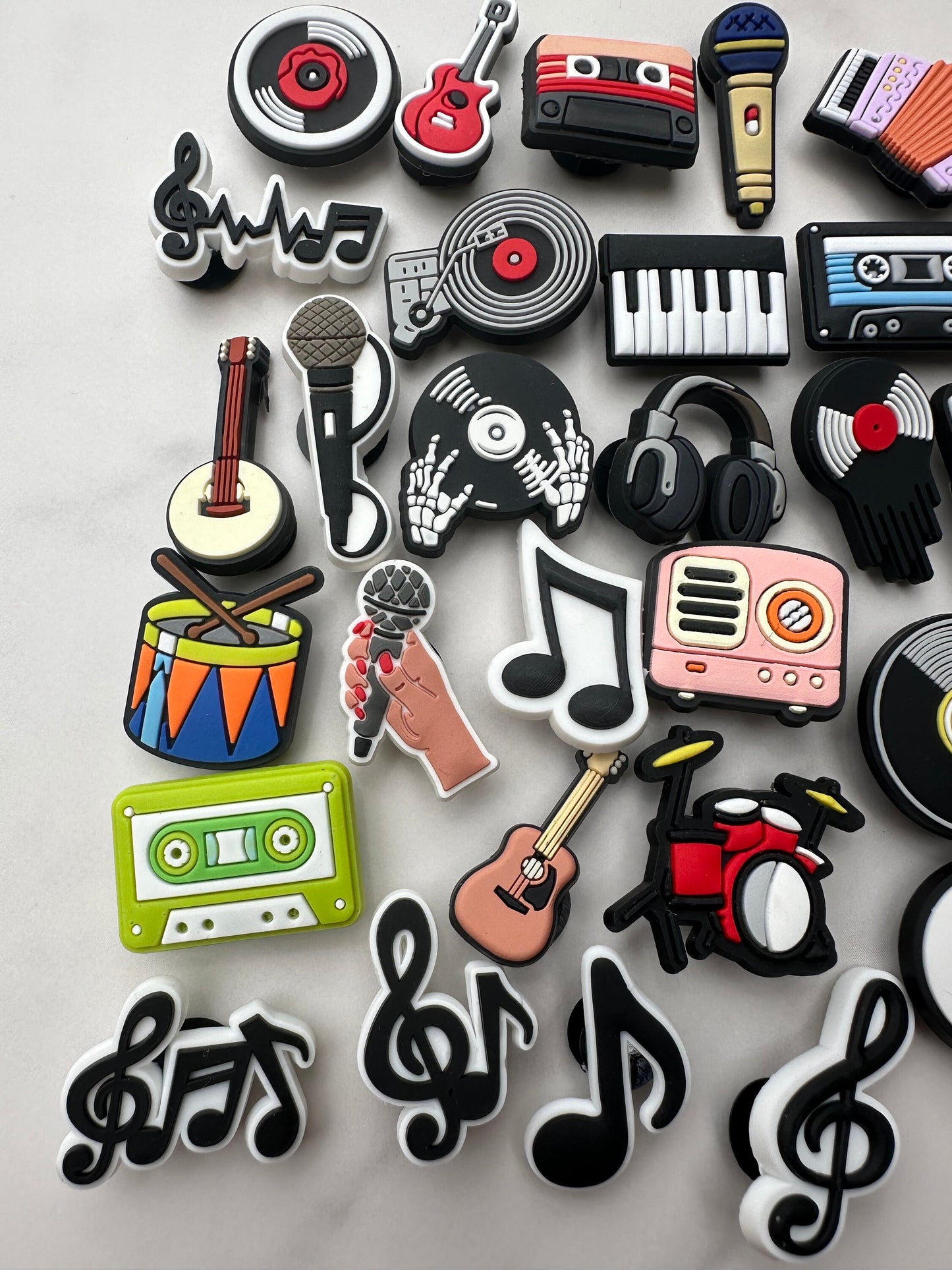 trending shoe charms, musician themed charms, mic charm, DJ charms, Croc compatible, Shoe Charms, shoe Accessories, croc compatible