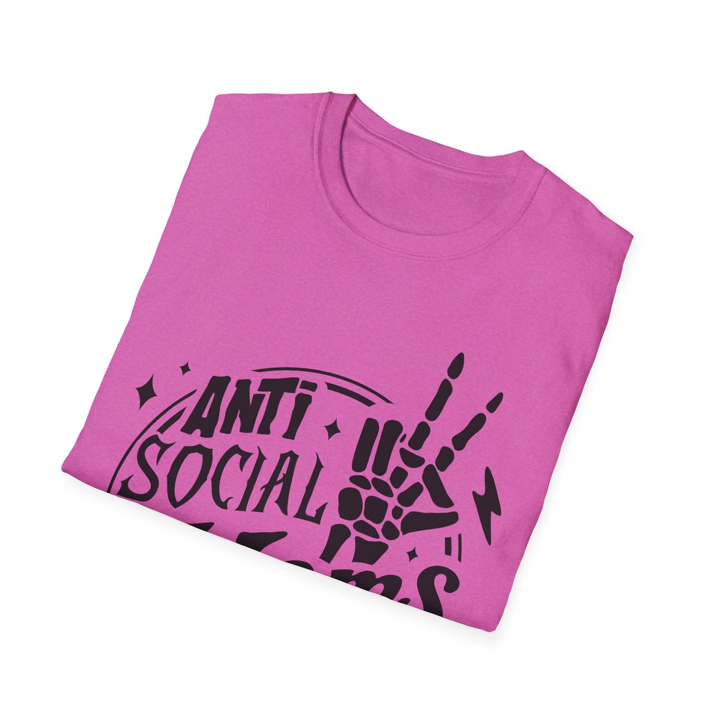 Unisex T-Shirt - Funny Anti Social Moms Club Comfy Tee
