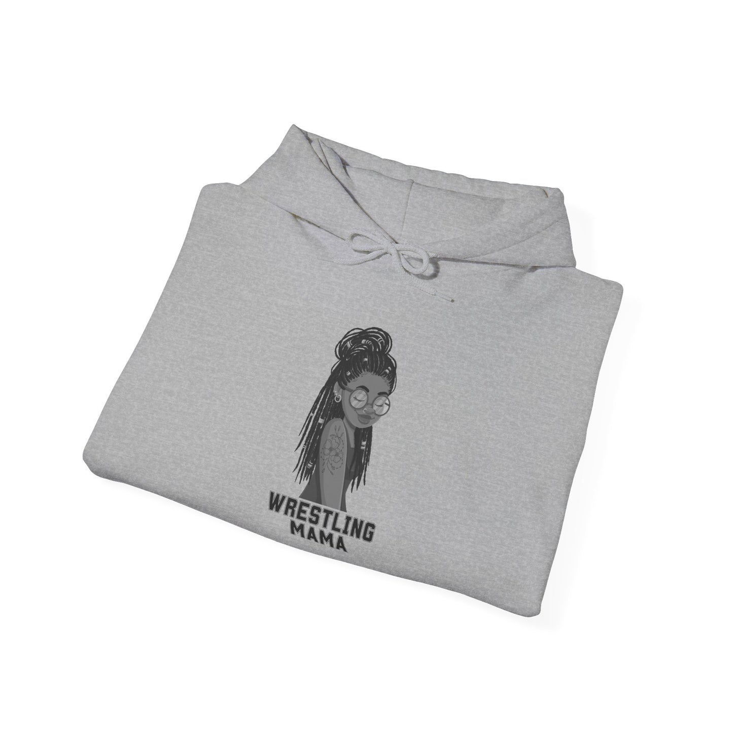 wrestling mama Unisex Heavy Blend™ Hooded Sweatshirt