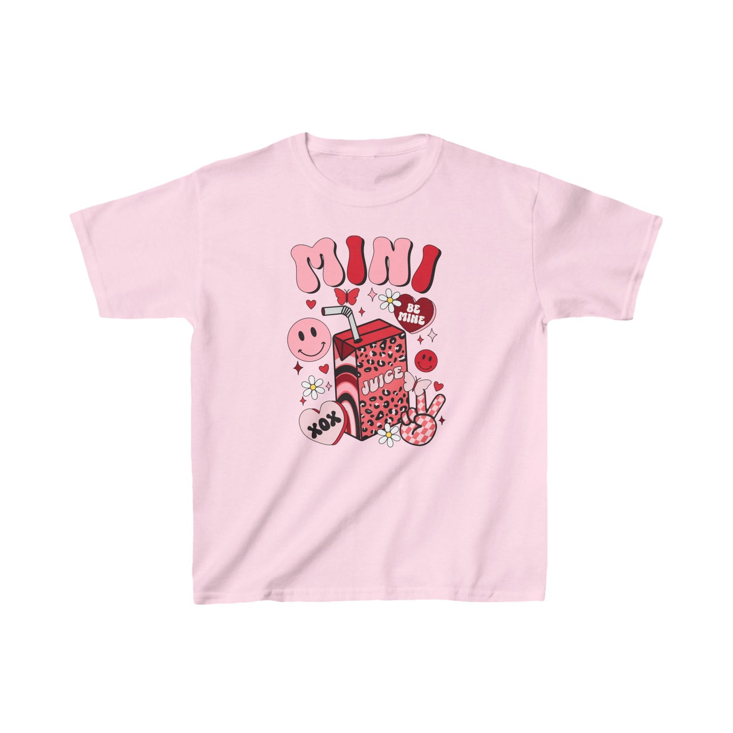 Kids mama and mini valentines day Heavy Cotton t shirt