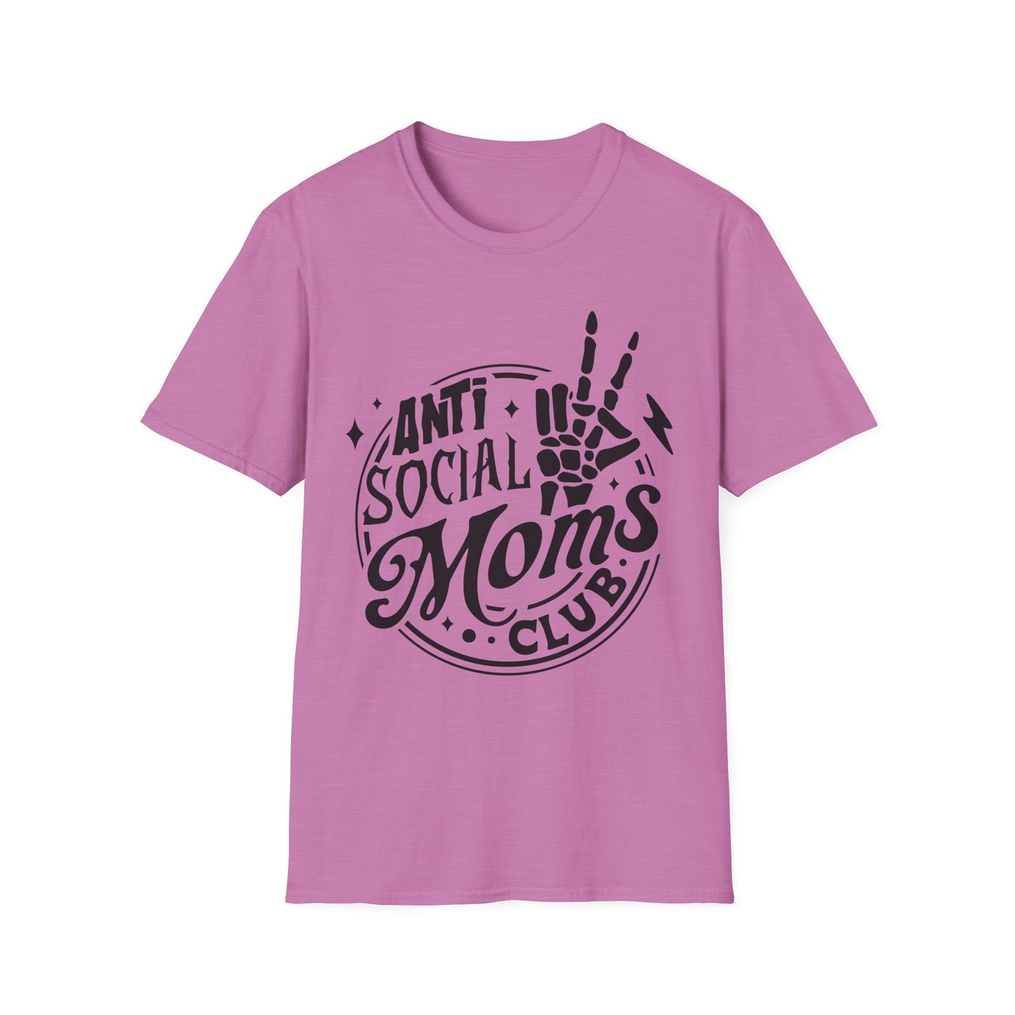 Unisex T-Shirt - Funny Anti Social Moms Club Comfy Tee