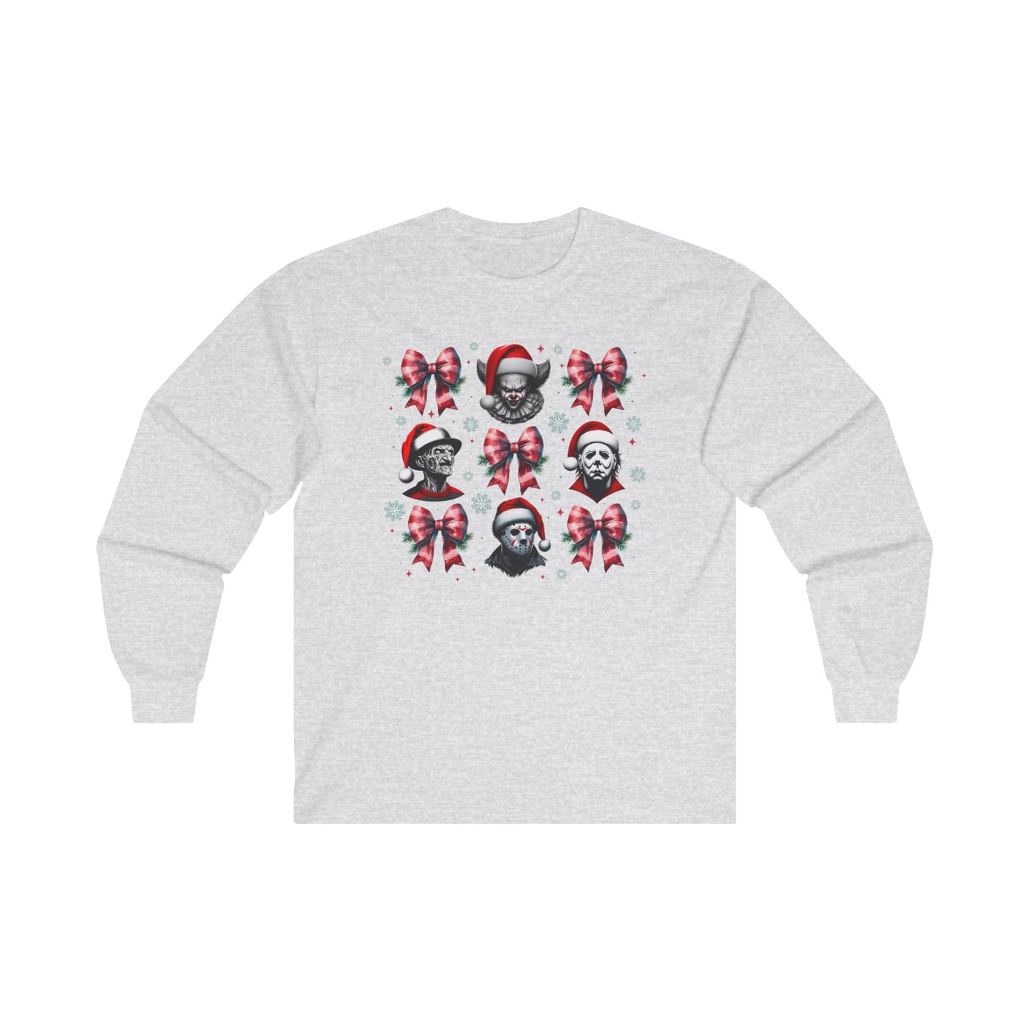 Christmas Horror Movie unisex Long Sleeve Tee