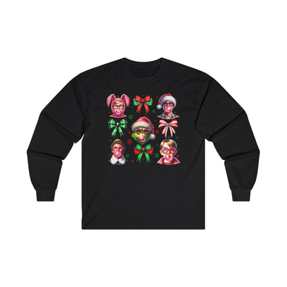 Christmas Movie Coquette Long Sleeve Tee
