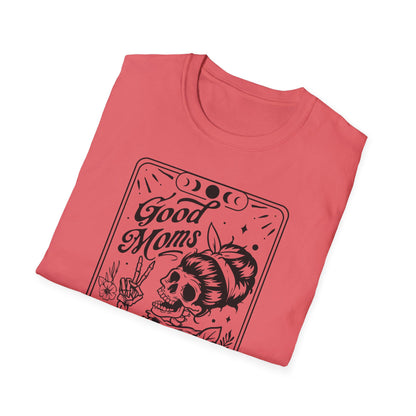 Good moms say bad words tarot card Unisex sizing Softstyle T-Shirt