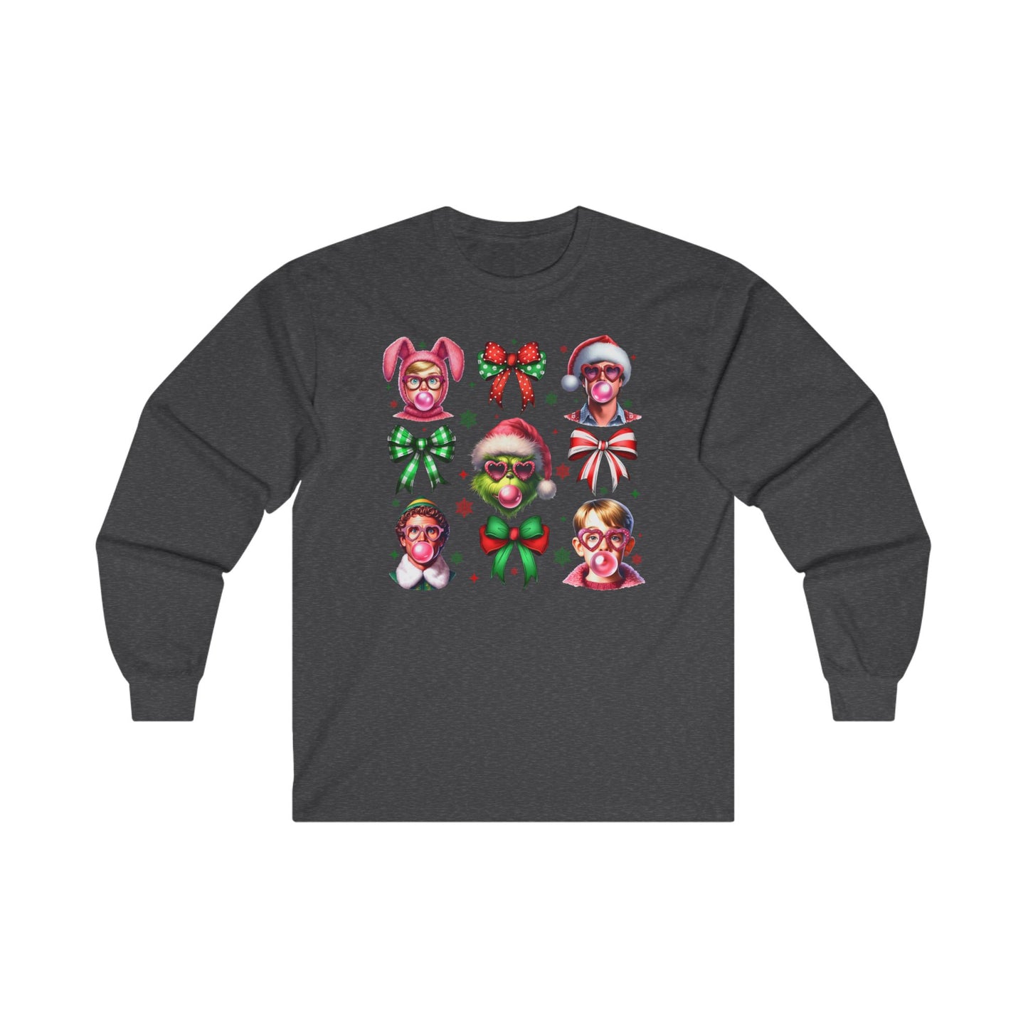 Christmas Movie Coquette Long Sleeve Tee