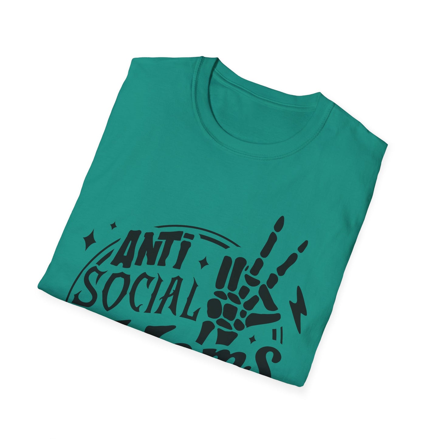 Unisex T-Shirt - Funny Anti Social Moms Club Comfy Tee