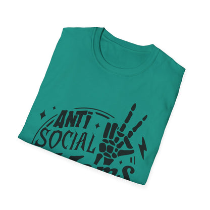Unisex T-Shirt - Funny Anti Social Moms Club Comfy Tee