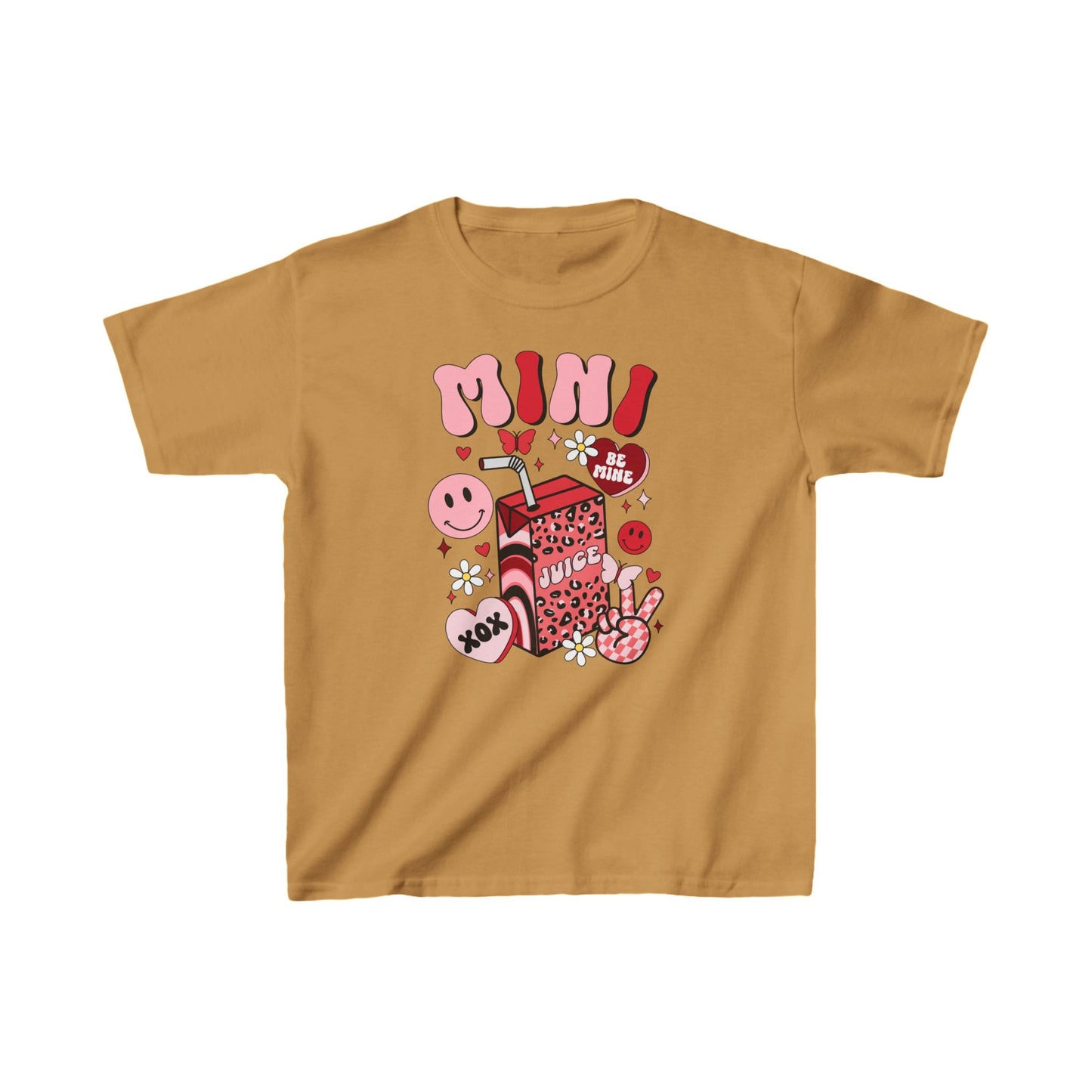 Kids mama and mini valentines day Heavy Cotton t shirt