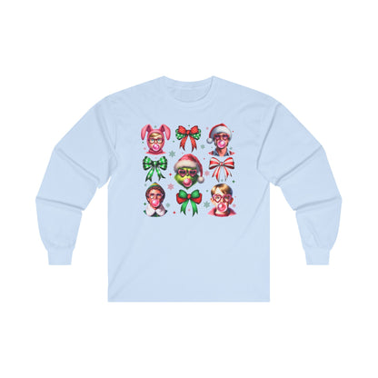 Christmas Movie Coquette Long Sleeve Tee