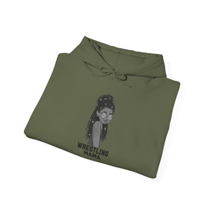 wrestling mama Unisex Heavy Blend™ Hooded Sweatshirt