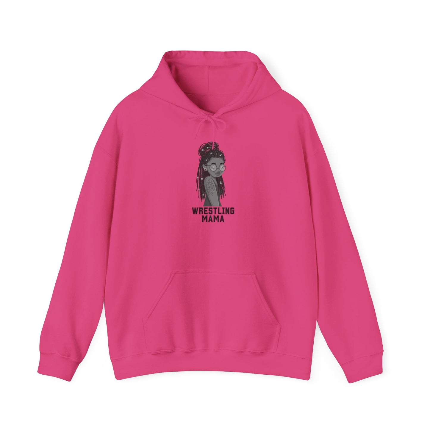 wrestling mama Unisex Heavy Blend™ Hooded Sweatshirt