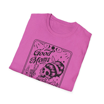 Good moms say bad words tarot card Unisex sizing Softstyle T-Shirt