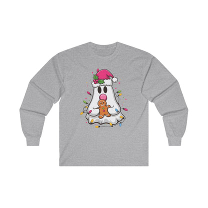 Christmas Ghost Long Sleeve Tee