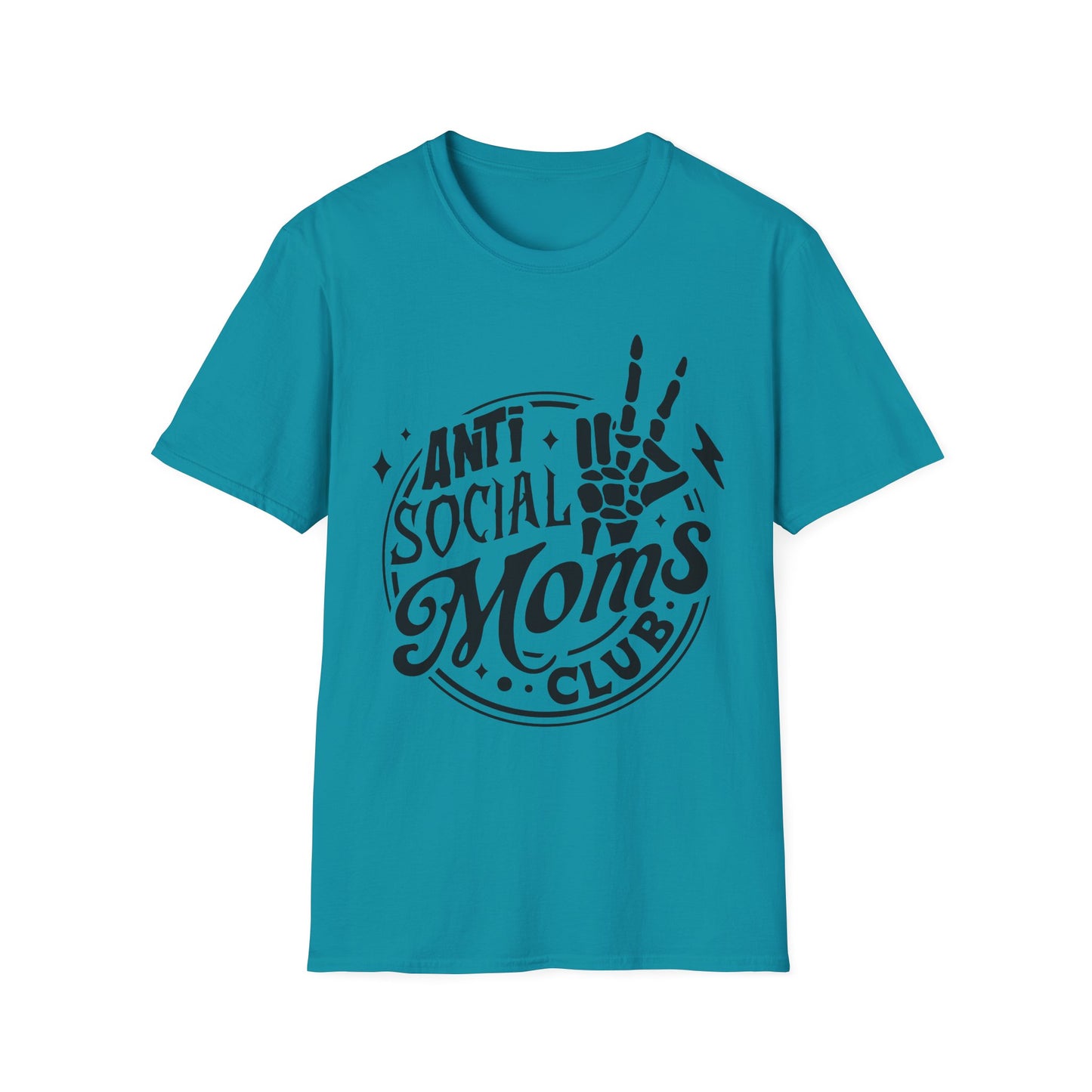 Unisex T-Shirt - Funny Anti Social Moms Club Comfy Tee
