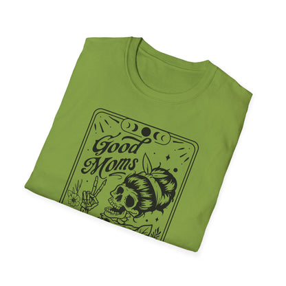 Good moms say bad words tarot card Unisex sizing Softstyle T-Shirt