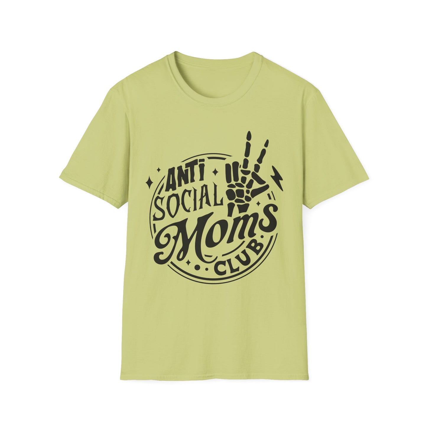 Unisex T-Shirt - Funny Anti Social Moms Club Comfy Tee