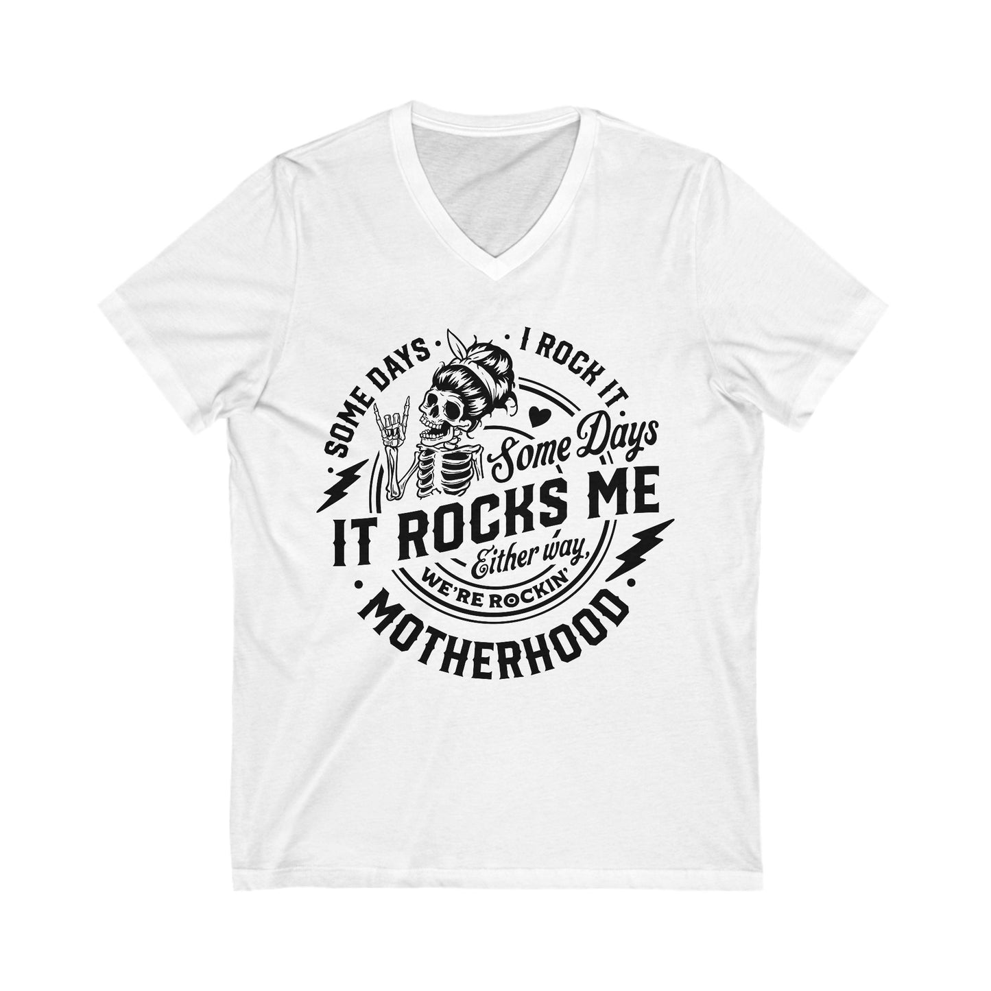 Funny Motherhood V-Neck Tee
