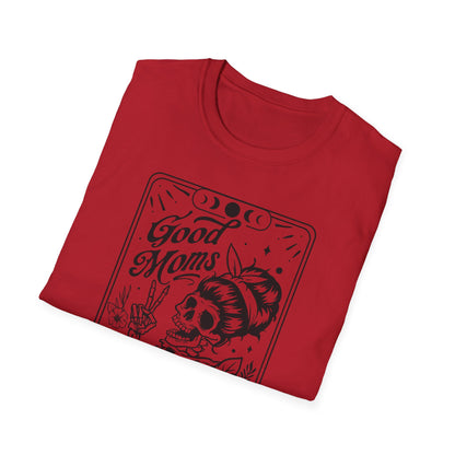 Good moms say bad words tarot card Unisex sizing Softstyle T-Shirt