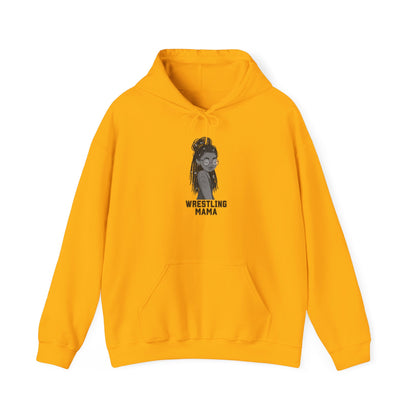 wrestling mama Unisex Heavy Blend™ Hooded Sweatshirt
