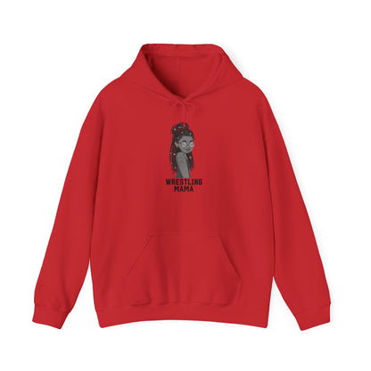 wrestling mama Unisex Heavy Blend™ Hooded Sweatshirt