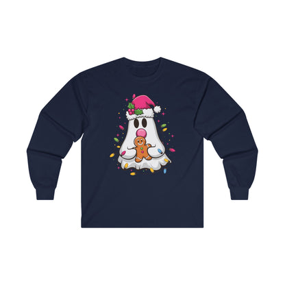 Christmas Ghost Long Sleeve Tee
