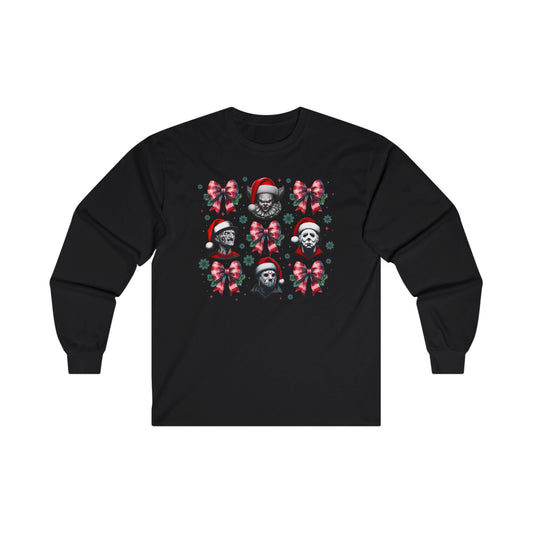 Christmas Horror Movie unisex Long Sleeve Tee