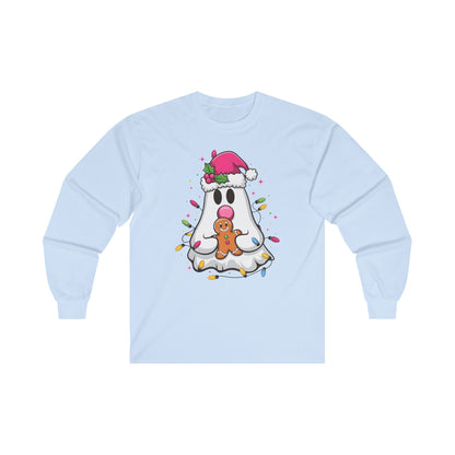 Christmas Ghost Long Sleeve Tee