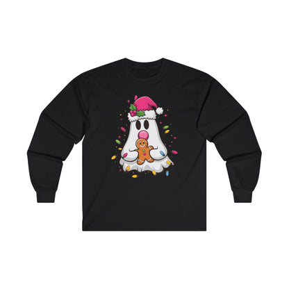 Christmas Ghost Long Sleeve Tee