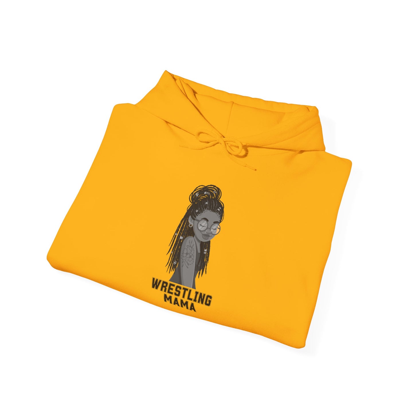 wrestling mama Unisex Heavy Blend™ Hooded Sweatshirt