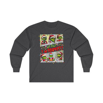 unisex Grinch Daily Schedule Long Sleeve Tee