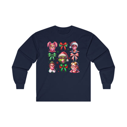 Christmas Movie Coquette Long Sleeve Tee