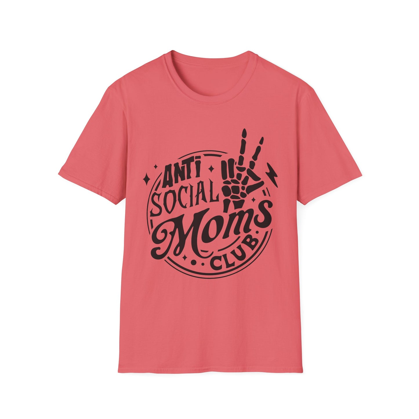 Unisex T-Shirt - Funny Anti Social Moms Club Comfy Tee
