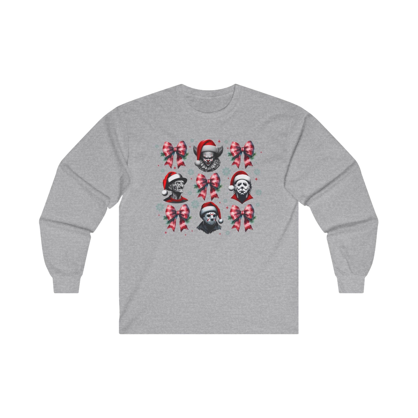Christmas Horror Movie unisex Long Sleeve Tee
