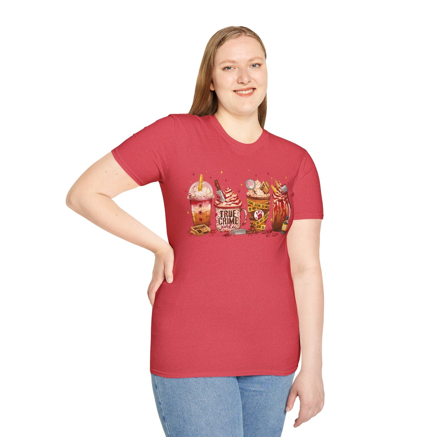 Coffee Lover True Crime Junkie T-Shirt