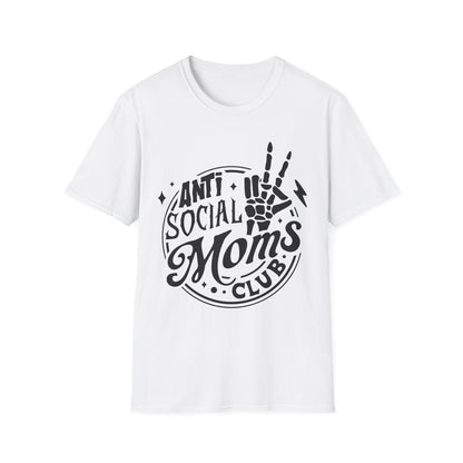 Unisex T-Shirt - Funny Anti Social Moms Club Comfy Tee