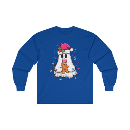 Christmas Ghost Long Sleeve Tee
