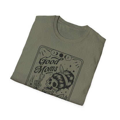 Good moms say bad words tarot card Unisex sizing Softstyle T-Shirt