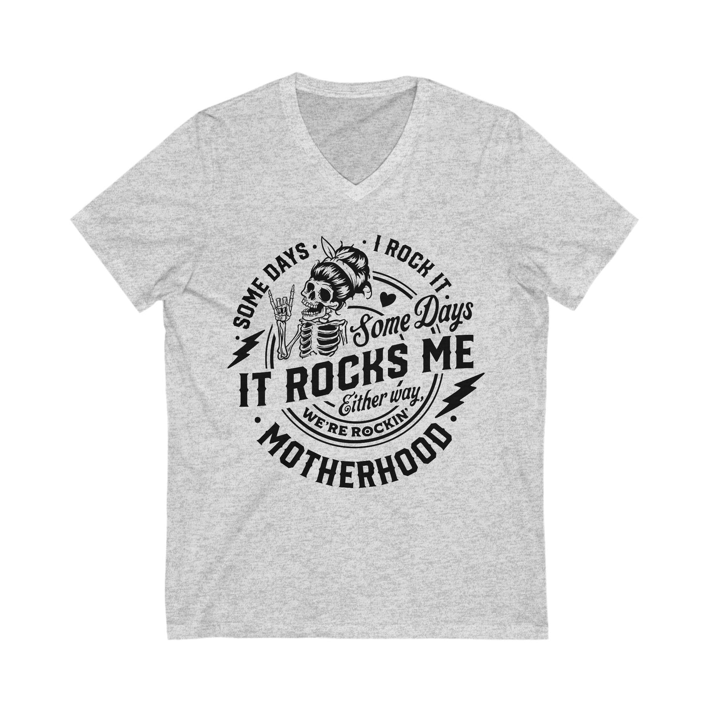 Funny Motherhood V-Neck Tee