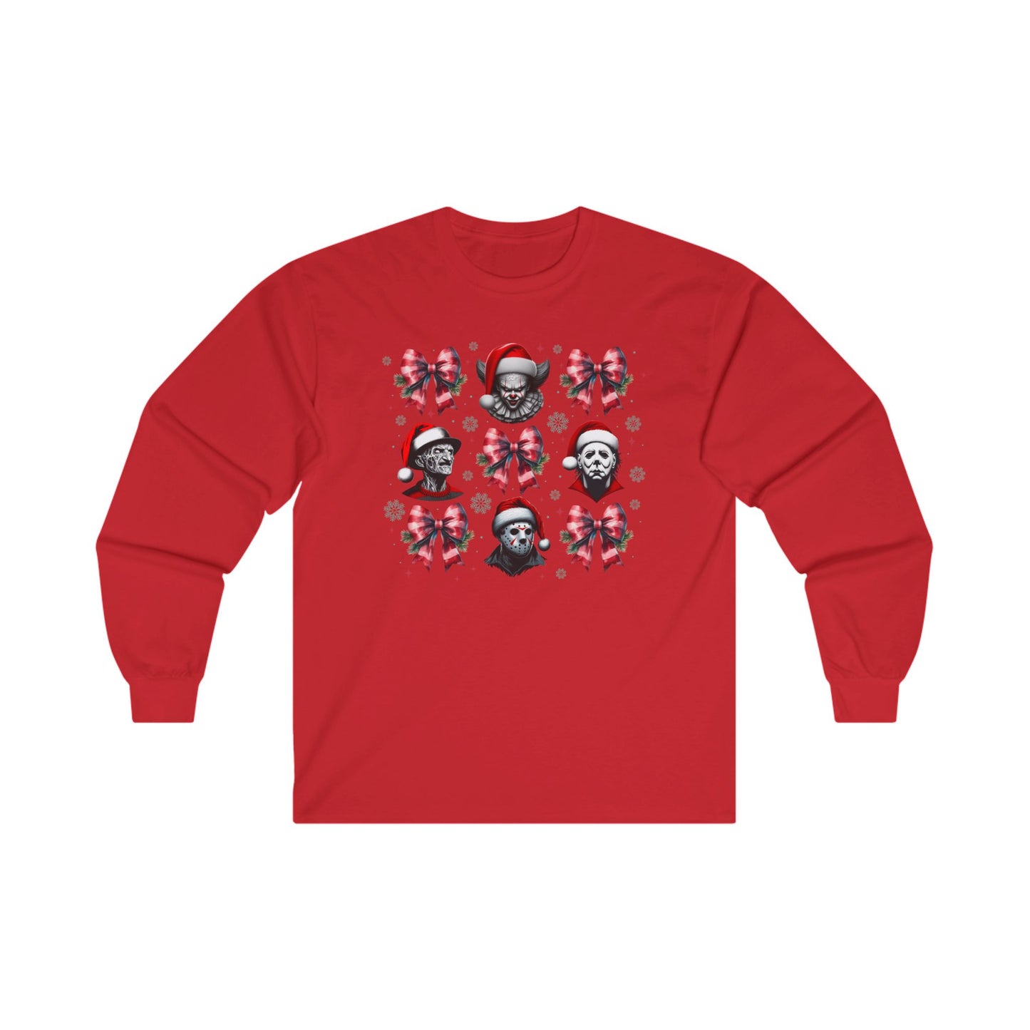 Christmas Horror Movie unisex Long Sleeve Tee