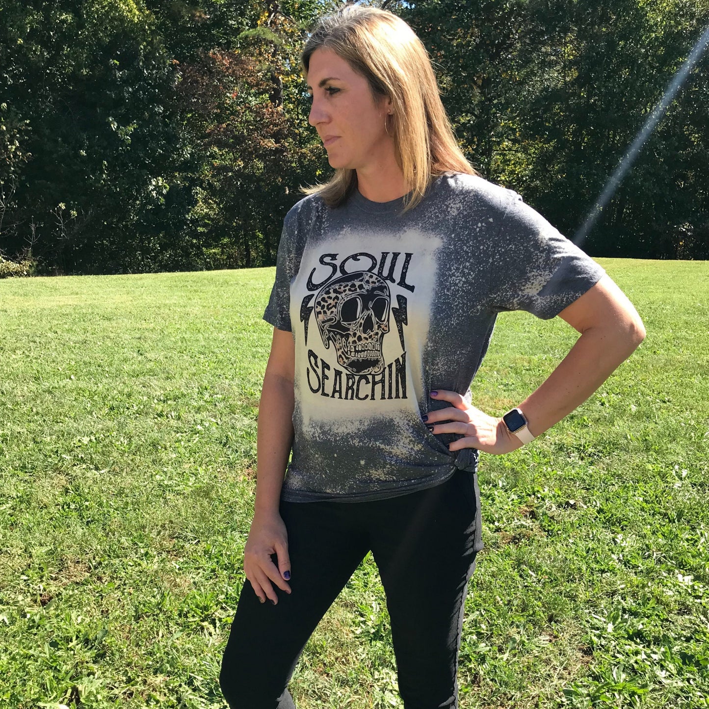 Soul searchin bleached t shirt for women, trending unisex shirt, skull t shirt for women,