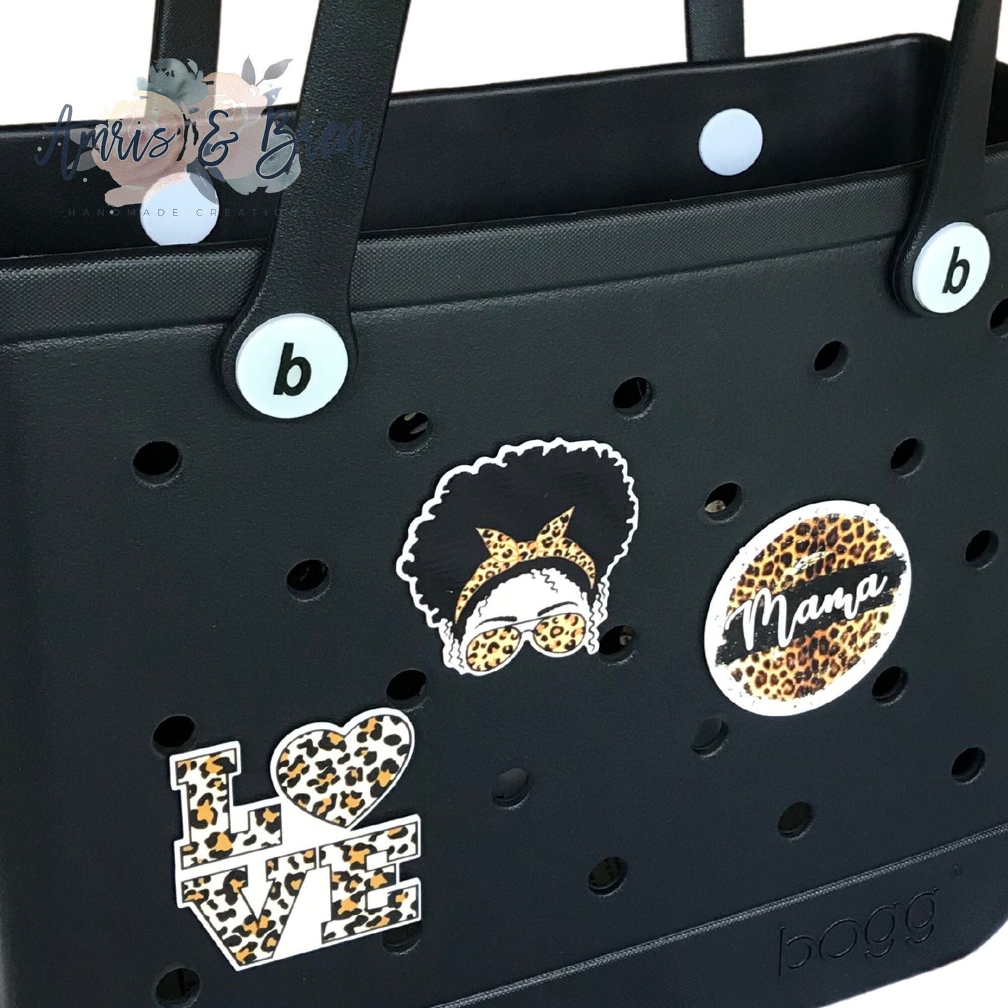 LEOPARD PRINT bogg compatible purse charms, cute charms for bogg bags, charms that fit in baby bogg and original bogg bags